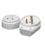 Разъем РШ-ВШ 32А 250В 2Р+РЕ открытой установки    белый 1235 UNIVersal