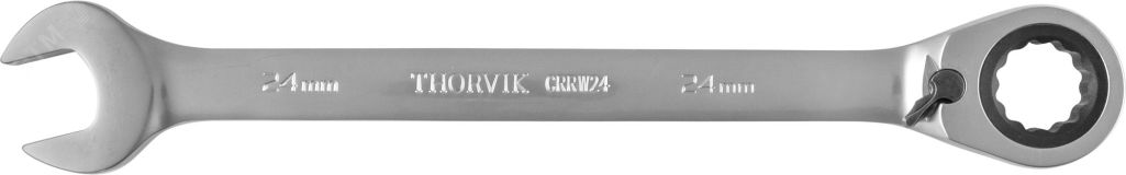 Ключ гаечный комбинированный трещоточный с реверсом, 24 мм 053501 Thorvik