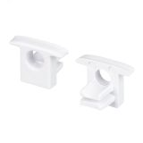 Заглушка ARH-MICRO-F-W4 с отверстием (пластик) 037404 Arlight
