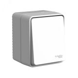 AtlasDesign PROFI IP54 открытой установки 1-клавишный переключатель 10 АХ, серый ATN543061 Systeme Electric