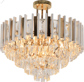 Люстра Nicole 1041-308 8 х Е14 40 Вт хрусталь (Б0061204) Б0061204 Rivoli