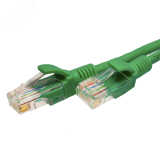 Патч-кордUTP 5e 4x2 26AWG (7x0.16mm) Cu LSZH зеленый 0,5м 10-0156 SUPRLAN