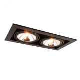 Светильник встраиваемый CARDANI SEMPLICE A5949PL-2BK Arte Lamp