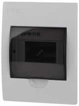 Бокс ЩРВ-П-6 модулей встр.пластик IP41 SIMPLE Б0041510 ЭРА