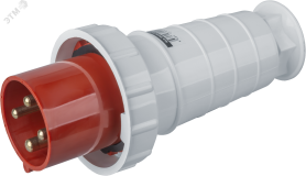 Вилка NCA-SR034-63-380 переносная 63А 3P+PE IP54 23176 Navigator Group