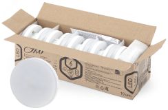Лампа светодиодная ECO LED GX-6W-827-GX53 (10-PACK) (диод таблетка 6Вт тепл GX53) (10/100/5600) Б0036545 ЭРА