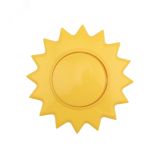 Выключатель одноклавишный KRANZ HAPPY Солнце скрытой установки, желтый KR-78-0617 Kranz