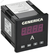 Амперметр цифровой щитовой однофазный 72х72мм LED GENERICA IDA11-5-1-0-LED-G IEK