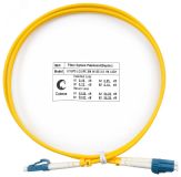 Шнур оптический duplex 1м LC-LC 9/125 sm LSZH 7343c Cabeus