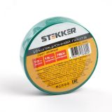 Изоляционная лента 0,13*15 мм. 10 м. зеленая, INTP01315-10 39900 STEKKER