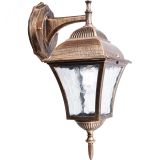 Светильник НБУ-60w вниз Е27 IP44 черное золото 11614 FERON