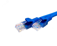 Патч-корд U/UTP Cat.5e 4x2х26AWG (7x0.16mm) Cu PVC синий 5м 10-0110 SUPRLAN