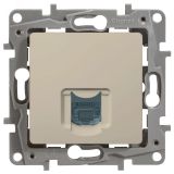 ETIKA Розетка компьютерная RJ45 категория 5 UTP слоновая кость 672341 Legrand/Daccord
