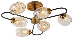 Люстра Moonless 3126-306 6 х Е14 40 Вт модерн Б0054856 Rivoli