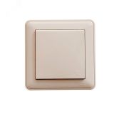 W59 Розетка скрытая с заземлением с крышкой IP44 бежевая RS16-152B-28 Systeme Electric