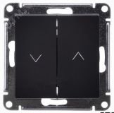 ATLASDESIGN 1-клавишный выключатель 2-полюсный, 10А, мех., базальт ATN001419 Systeme Electric