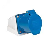 Розетка кабельная 16А 2Р+Е IP44 на поверхность 220В ps-113-16-220 EKF