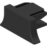 Заглушка пластиковая черная для шинопровода CAB1003 41886 FERON