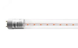 Лампа светодиодная LED 16Вт Т8 для растений прозрачная 1200 мм G13 jazzway 5025912 JazzWay