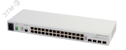 Коммутатор управляемый L2 24 порта RJ45/Combo/SFP 10 100 1000 Мб/с 00-00004031 ELTEX