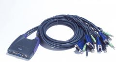 Переключатель KVM 4 порта, VGA, USB, 2048 x 1536 1000422539 Aten