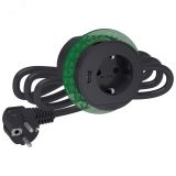 БЛОК РОЗЕТОЧНЫЙ (2К+З)+USB типА АНТРАЦИТ