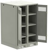 Шкаф LINEA B (пустой) 1350х900х950мм двустворчатая металлическая дверь серый LB35-13H99-2M ITK