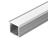 Профиль с экраном ALU-POWER-W35-2000-F ANOD+FROST (ARL, Алюминий) 015538 Arlight