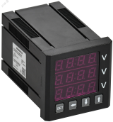 Вольтметр цифровой щитовой трехфазный 48х48мм LED GENERICA IDV31-5-3-0-LED-G IEK