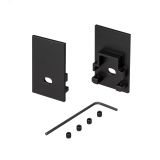 Заглушка SL-COMFORT-2542 BLACK c отверстием (ARL, Металл) 031737 Arlight