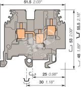 Клемма винтовая M4/6.3A 4мм.кв 1SNA115468R2000 TE Connectivity (Entrelec,Tyco)