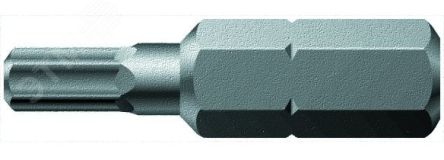 Бита под внутренний шестигранник 840/1 Z Hex-Plus вязкая твердость хвостовик 1/4 C 6.3 3/32 x 25 мм WE-135072 Wera