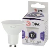 Лампа светодиодная LED MR16-12W-860-GU10 (диод софит 12Вт холод GU10) (10/100/4200) Б0049076 ЭРА