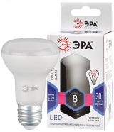 Лампа светодиодная Е27 8Вт рефлектор холодный дневной свет STD LED R63-8W-860-E27 Е27/ ЭРА Б0048024 ЭРА