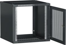 Шкаф LINEA WE 6U 600х600мм дверь перфорированная черный LWE5-06U66-PF ITK
