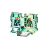 Клемма заземления , зажим push-in, 2 точки подключения, 10 кв.мм VPR-10-PE-YG DKC