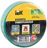 Изолента ПВХ зеленая 15мм 10м UIZ-13-10-10M-K06 IEK
