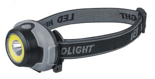 Фонарь светодиодный NPT-H29-3AAA налобный 1LED 1Вт+1COB 3Вт 3режима 29273 Navigator Group