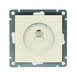 Розетка компьютерная одноместная серия Афина, с/у, 1А, RJ45, слоновая кость A0051-I UNIVersal
