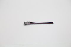 Разъем 4PIN с проводом для LED ленты RGB 10мм (подключение ленты к источнику питания) V4-R0-70.0024.STR-0002 Вартон