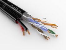 Кабель (провод) ParLan combi F/UTP 2 Cat5e PE 2х0.75 100586 Паритет