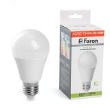 Лампа светодиодная низковольтная LED 15вт 12-24-36-48в Е27 белый 48730 FERON