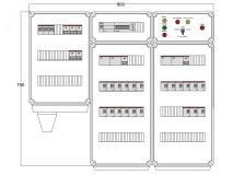 Щит управления электрообогревом DEVIBOX HR 21x1700 D850 (в комплекте с терморегулятором) DBR011 DEVIbox