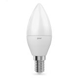 Лампа светодиодная LED 7 Вт 550 лм 4100К AC150-265В E14 свеча нейтральный шаговое диммирование выключателем Black Gauss 103101207-S GAUSS
