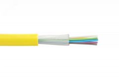 Оптический кабель T01 внешний/внутренний, OS2, 4x9/125, плотный буфер, LSZH, желтый 39T-S2-04-01YL Eurolan