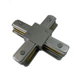 Коннектор для шинопровода серый X -обр. 5023901 JazzWay