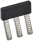 Перемычка гребенчатая для CTS-ML/MC-PEN/DT 4мм2 3PIN IEK YCT13-00-2-K03-004-EC-3P IEK