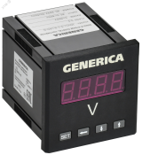 Вольтметр цифровой щитовой однофазный 72х72мм LED GENERICA IDV11-5-1-0-LED-G IEK