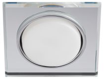 Светильник встраиваемый со светодиодной подсветкой DK LD50 MR GX53 зеркальный Б0057472 ЭРА