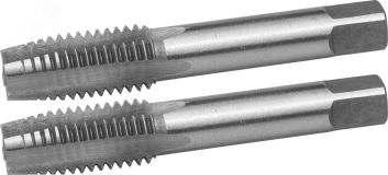Комплект метчиков М12x1.5мм, сталь 9ХС, ручные 4-28006-12-1.5-H2 ЗУБР